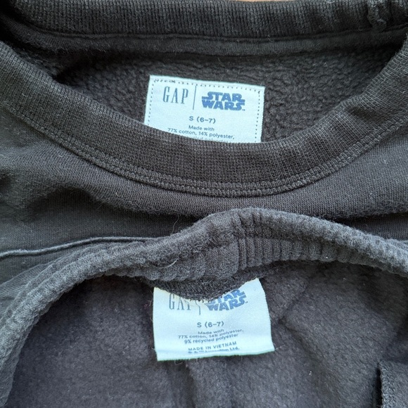 Gap Kids | Star Wars™ Jogger and Sweatshirt, unisex Small 6-7, black - Picture 3 of 11